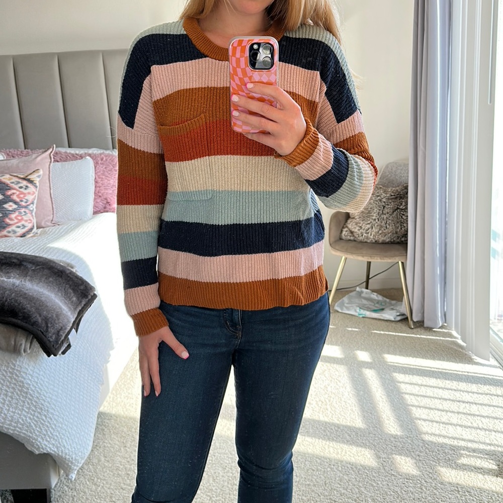 Madewell striped sweater
